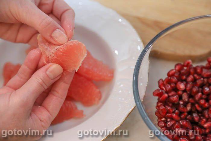 Качині ніжки в гранатовому соусі з грейпфрутом , Крок 03