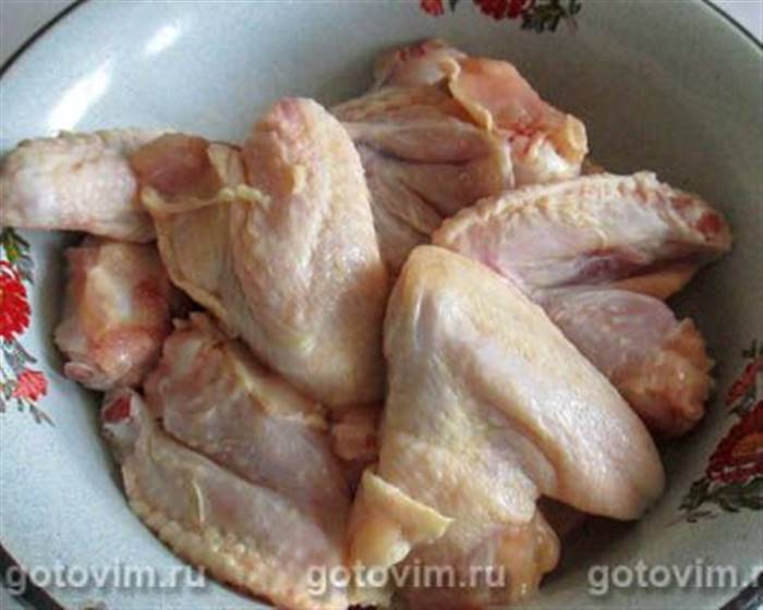 Фотографії рецепта Картопля з курячими крильцями в духовці, 02 Картопля з курячими крильцями в духовці, Крок 02