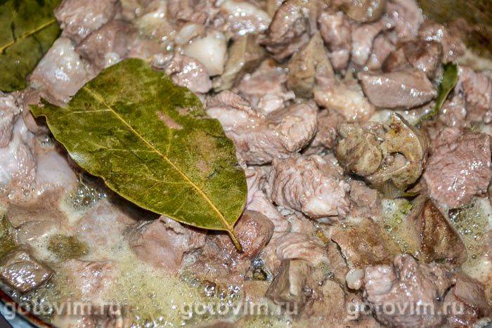 Фотографії рецепта Каурма по-грузинськи (смажена баранина, серце та печінка), 02 Каурма по-грузинськи (смажена баранина, серце та печінка), Крок 02
