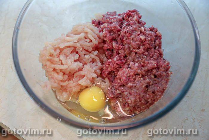 Котлети з курячих сердечок із курячим філе, Крок 02
