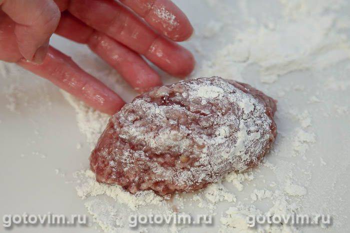 Котлети з курячих сердечок з курячим філе, Крок 06