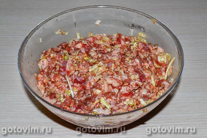 Котлети з пекінською капустою, Крок 05