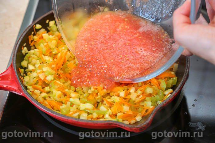 Фотографії рецепта Котлети зі свинини з куркою, запечені в овочевому соусі, 06 Котлети зі свинини з куркою, запечені в овочевому соусі, Крок 06