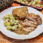Курячі стегна в соусі зі сметани та сирого яйця Курячі стегна в соусі зі сметани та сирого яйця