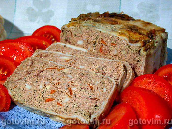 Печений паштет із курячої печінки. Фотографія рецепта Печений паштет із курячої печінки. Фотографія рецепта