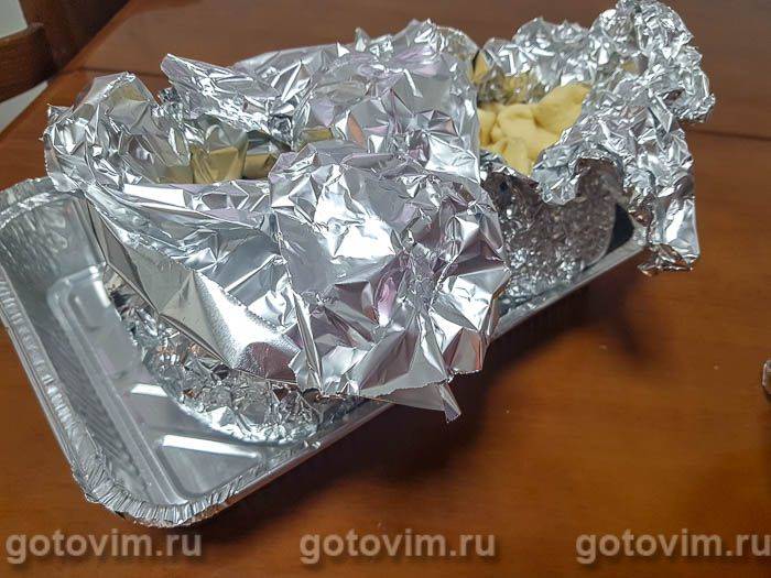 Фотографії рецепта Печеня з м'ясним фаршем у тісті, 07 Печеня з м'ясним фаршем у тісті, Крок 07