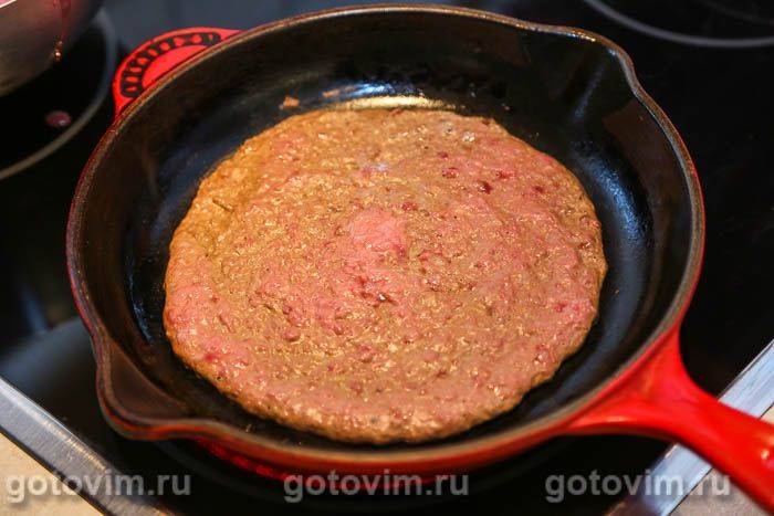 Печінковий торт із грибами, Крок 06