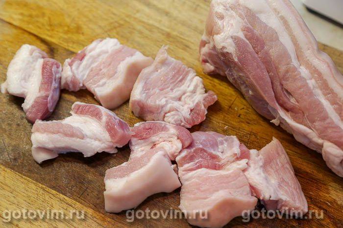 Піджарка зі свинини з грибами в соєвому соусі, Крок 01