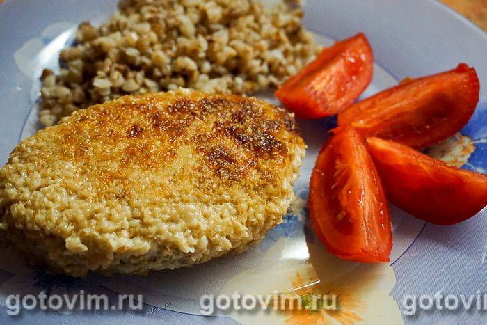 Зрази з курячого м'яса з сиром і зеленню