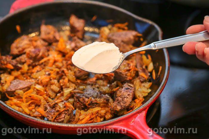 Качина печінка в молочному соусі, Крок 07