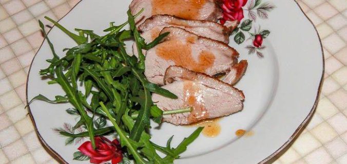 Качине філе з апельсиновим соусом